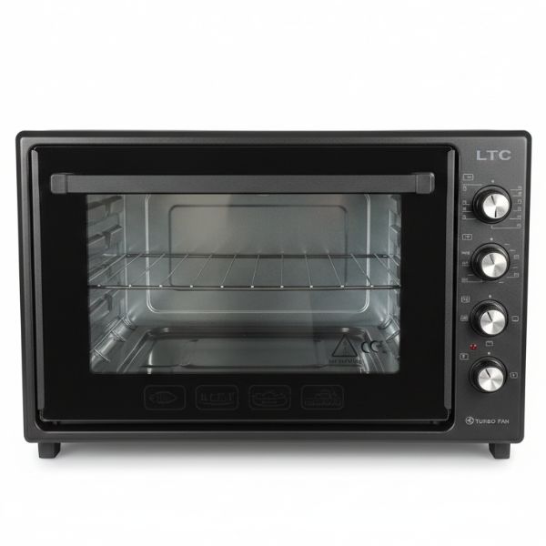 Elektrická trouba LTC 70l, 1900W, černá, samostatná, horní a spodní ohřev a horký vzduch